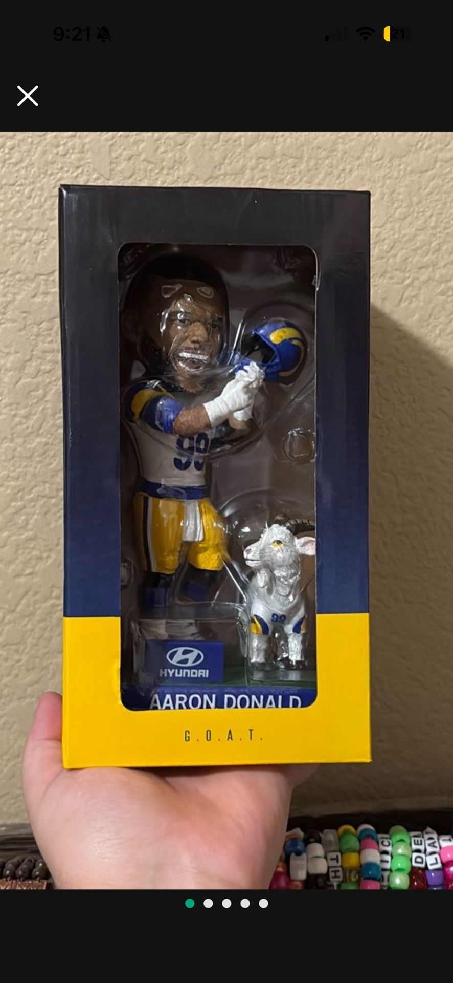 Aaron Donald Bobble Head (Read Description)
