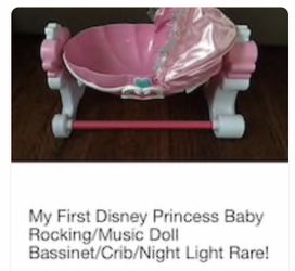Disney Princess Musical Bassinet