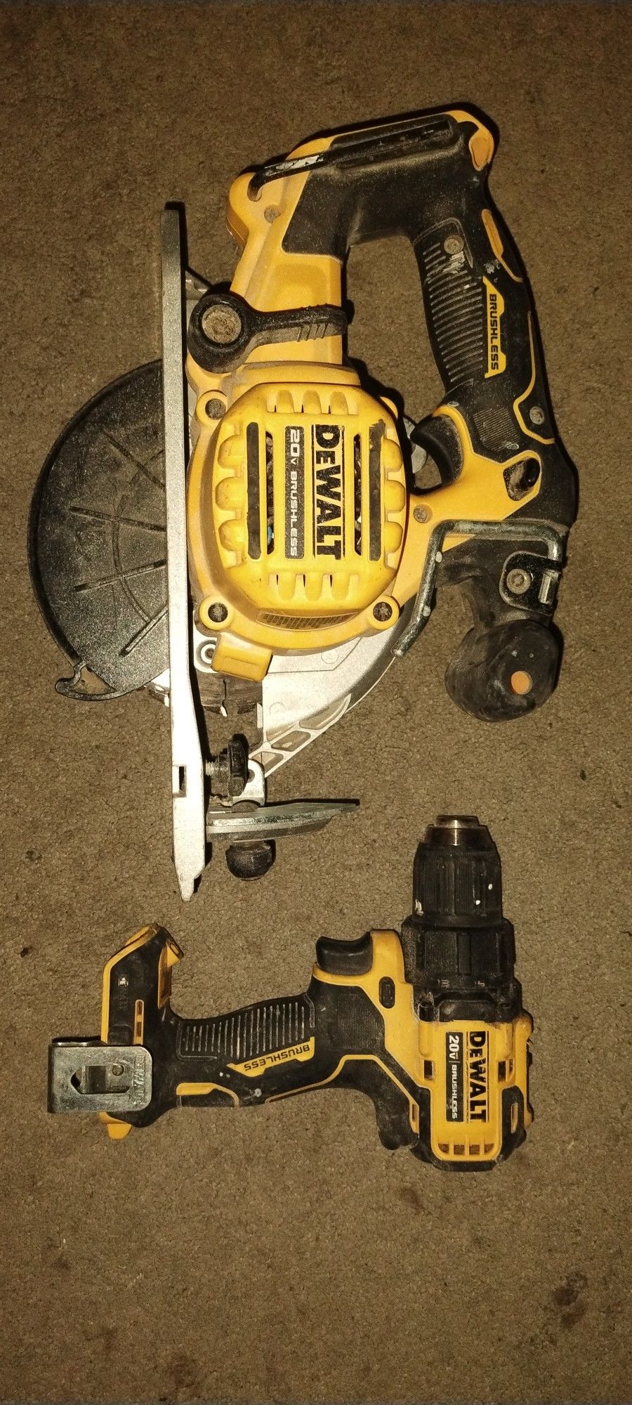 Dewalt 20v Circular Saw & Drill Driver Tools Only