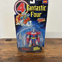 1994 Toy Biz Marvel Comics Fantastic Four New In Box Terrax Action Figure