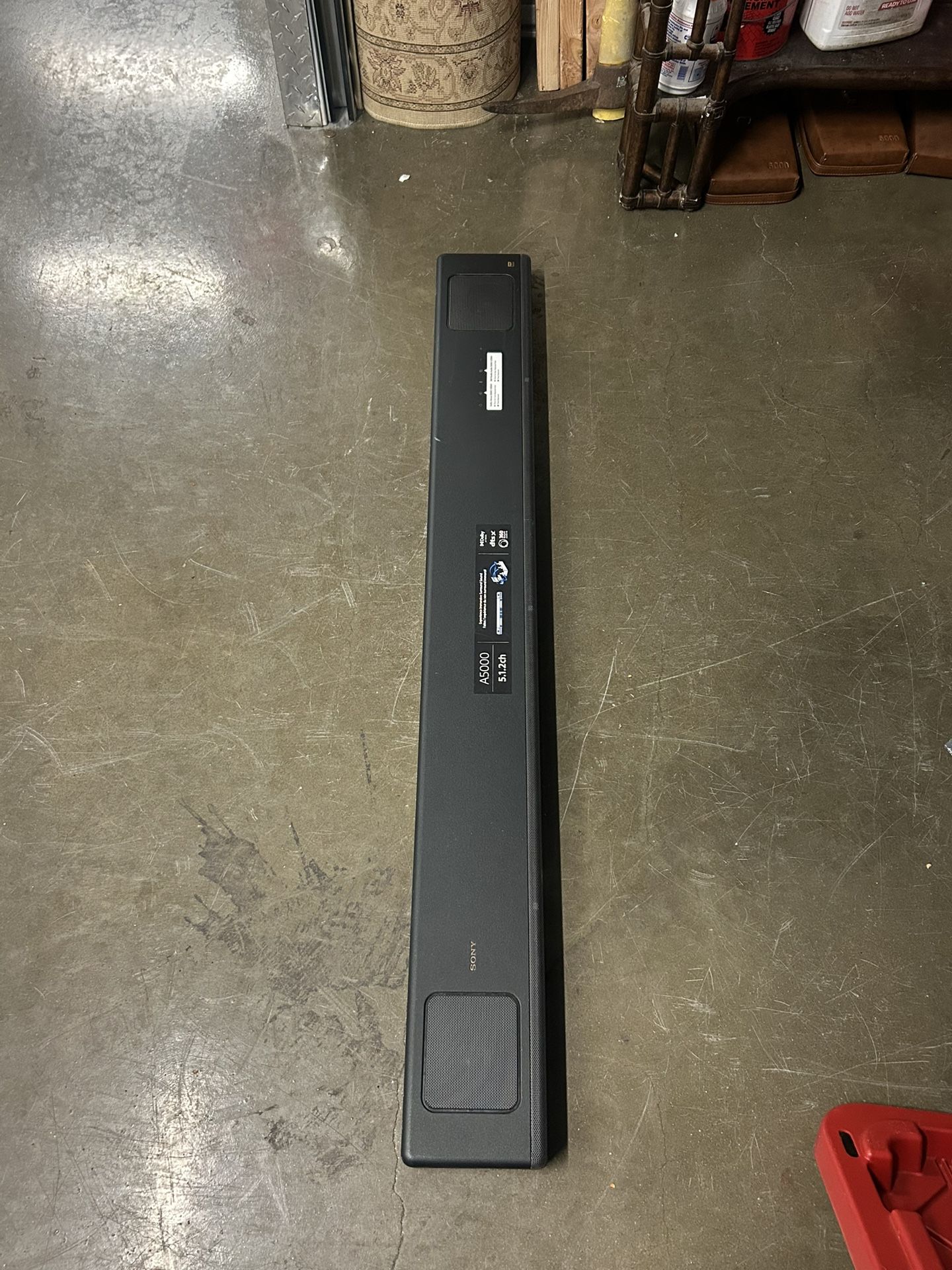 Sony HT-A5000 5.1.2ch Dolby Atmos Sound Bar Surround Sound Home Theater with DTS:X and 360 Spatial Sound Mapping, works with Alexa and Google Assistan