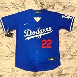 Clayton Kershaw Los Angeles Dodgers Blue Jersey Small-3x Available