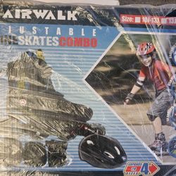 BRAND NEW - Airwalk Adjustable Inline Skates Combo