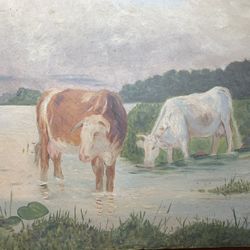 Antique painting from Mid 1800s