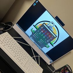 All In One HP Computer With Printer 