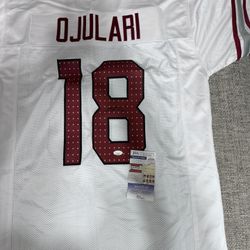 BJ Ojulari Signed Autograph Custom Jersey With JSA COA - Arizona Cardinals