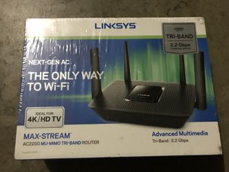 Linksys ac2200 mu-mimo tri-band router