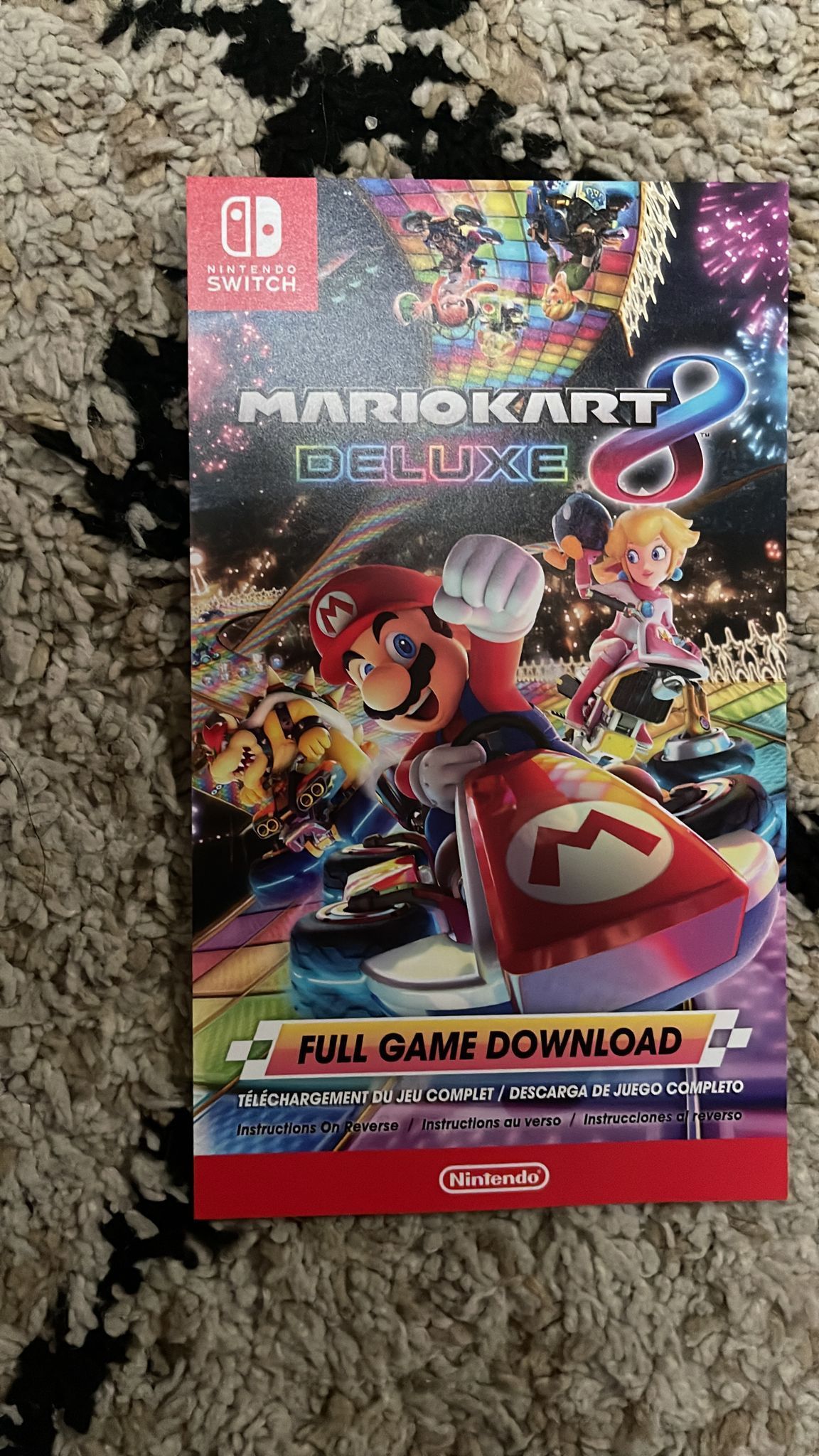 Mario Kart Deluxe Nintendo Switch [Digital Code]