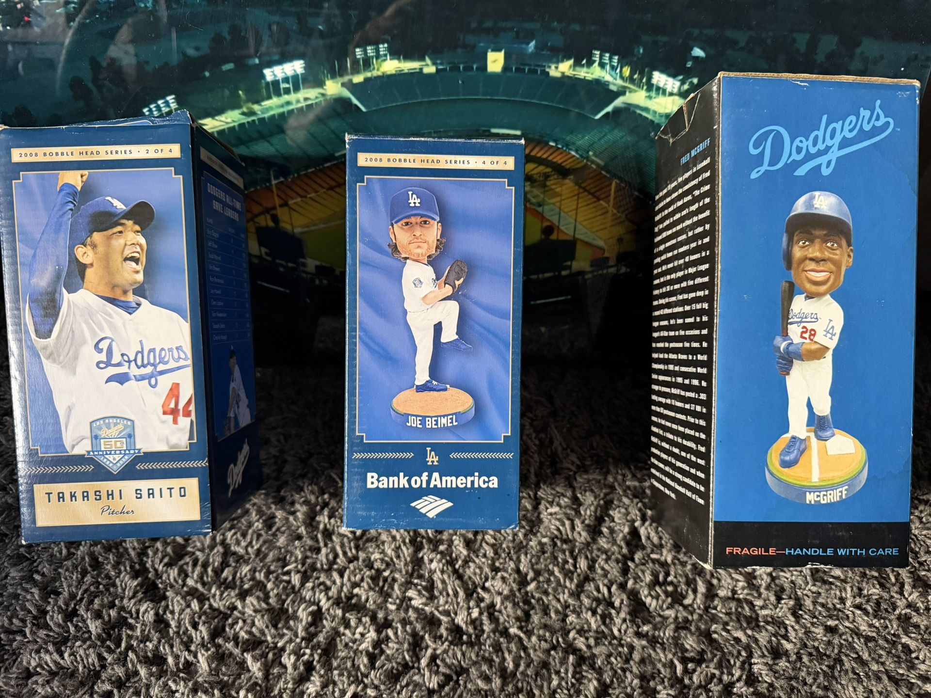 Dodger bobble heads 