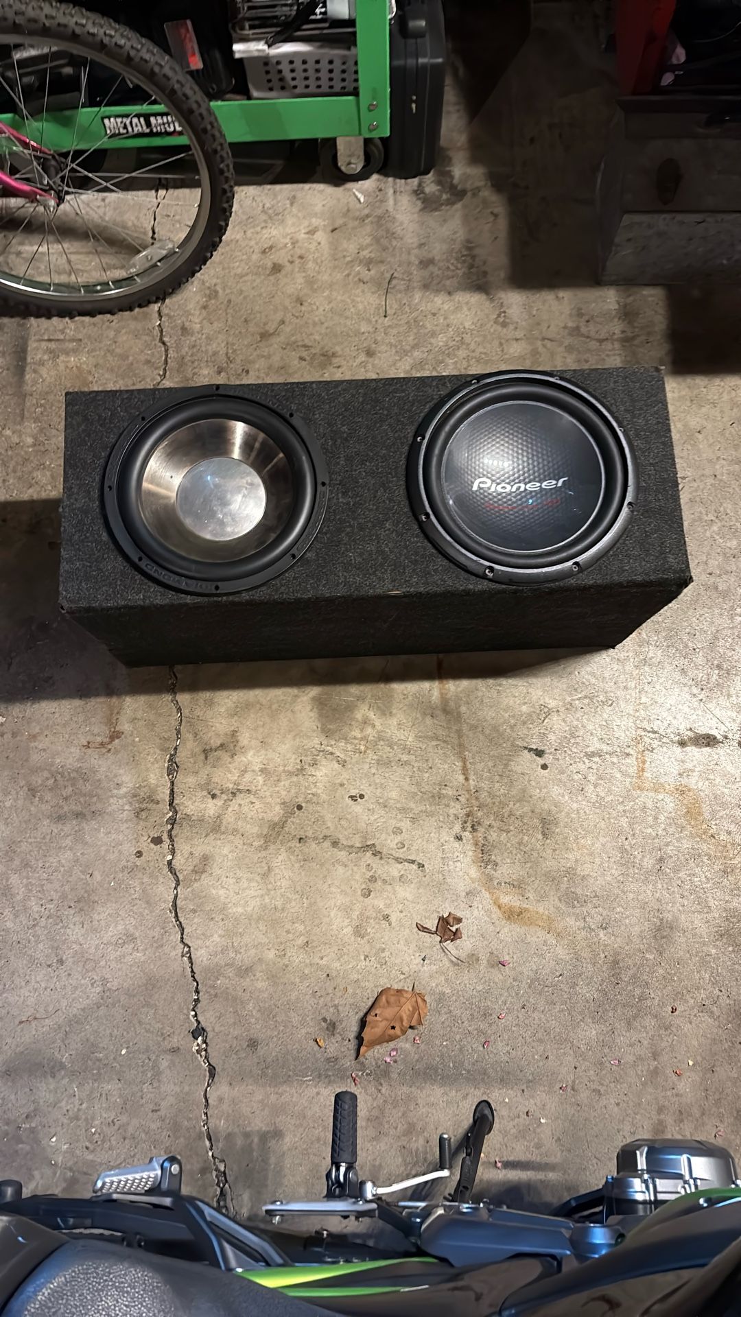 Dual 12” Sealed Box And Random 12” Subs