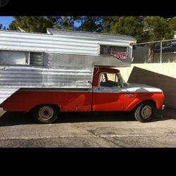 66   F250 TRUCK  camper special. 