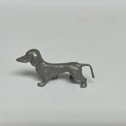 Vintage Mini Pewter Dachshund