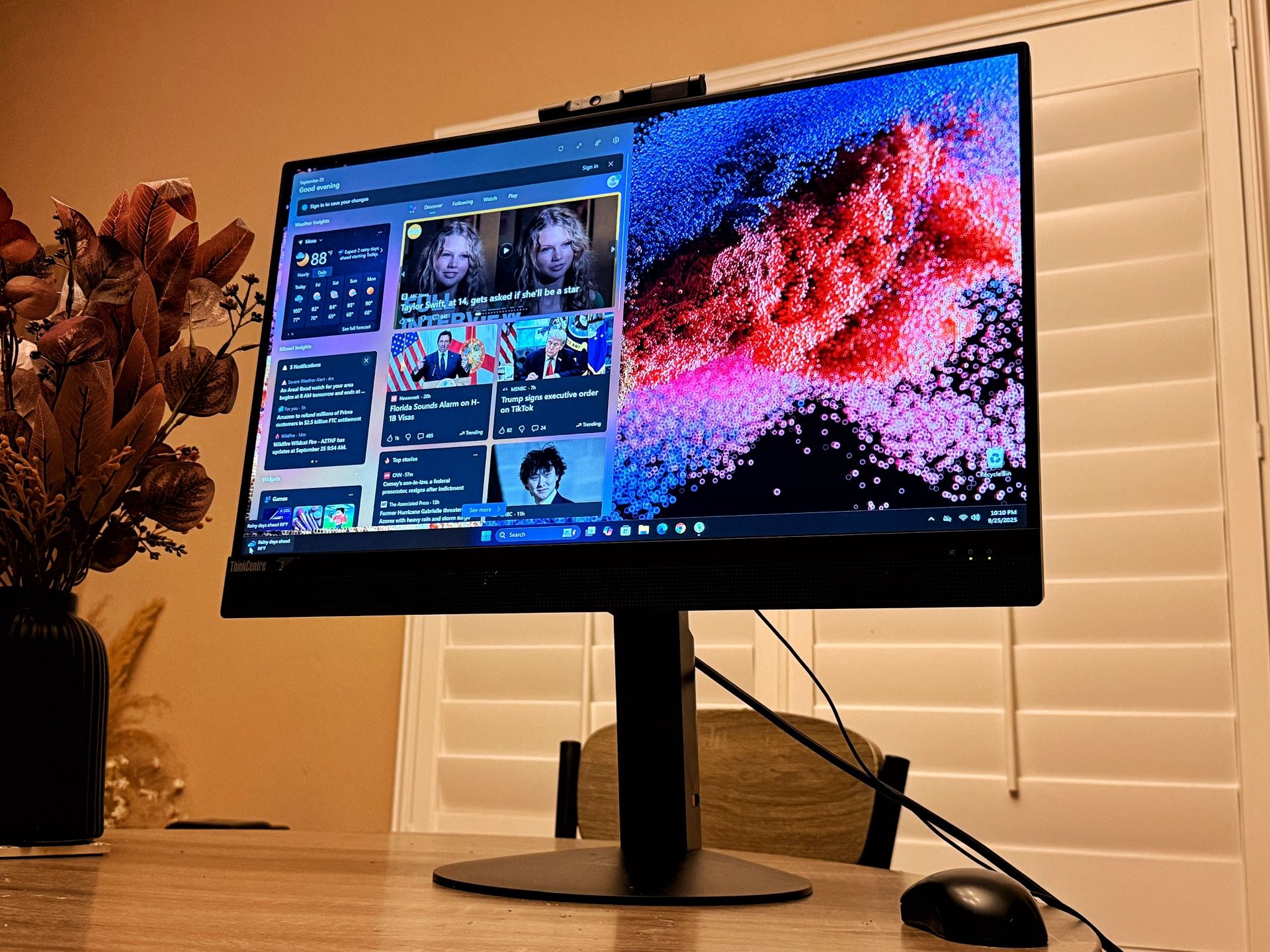 LENOVO ALL IN ONE Computer PC Win 11 Pro, core I7-8700, 32gb Ram, 512gb SSD NVME