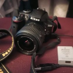 Nikon d3300 With Cable And Battery Only (No Batter Charger)