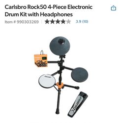 Drum Set Electric W/ Head Phones