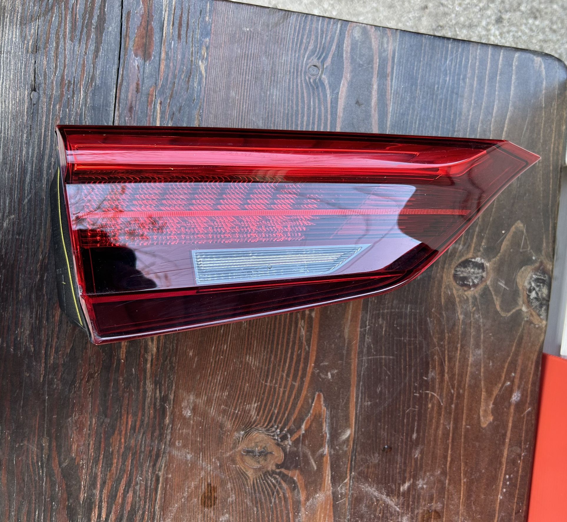 Infiniti QX50 trunk tail light