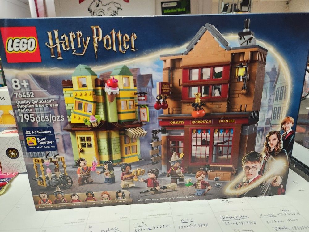 Lego Harry Potter Quality Quadditch Supplies And Ice Cream Parlor Set