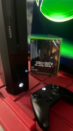 X BOX ONE w power supply, HDMI,  controller, and Black ops 7