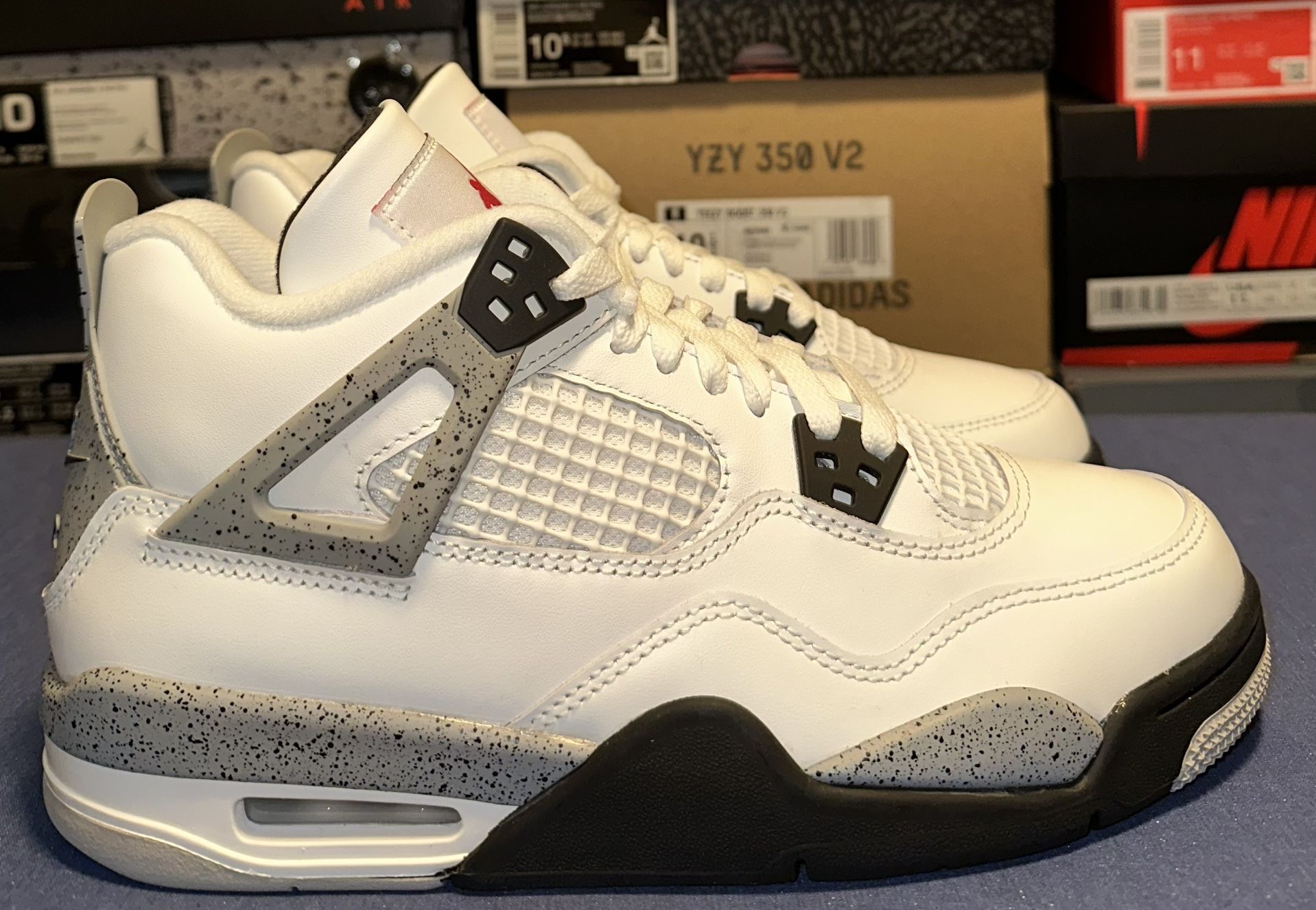 Air Jordan 4 “White Cement” Size 7Y