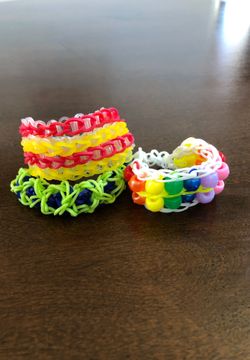 Rubber band bracelets