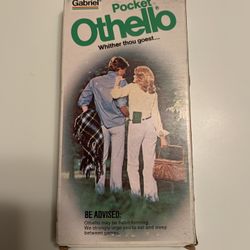 GREAT TRAVEL BOARD GAME: Pocket OTHELLO #78394 from 1977 (Complete Set)