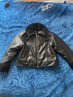 Women’s GAP Black Leather Jacket