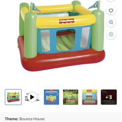 Fisher price indoor bouncer with build in pump
