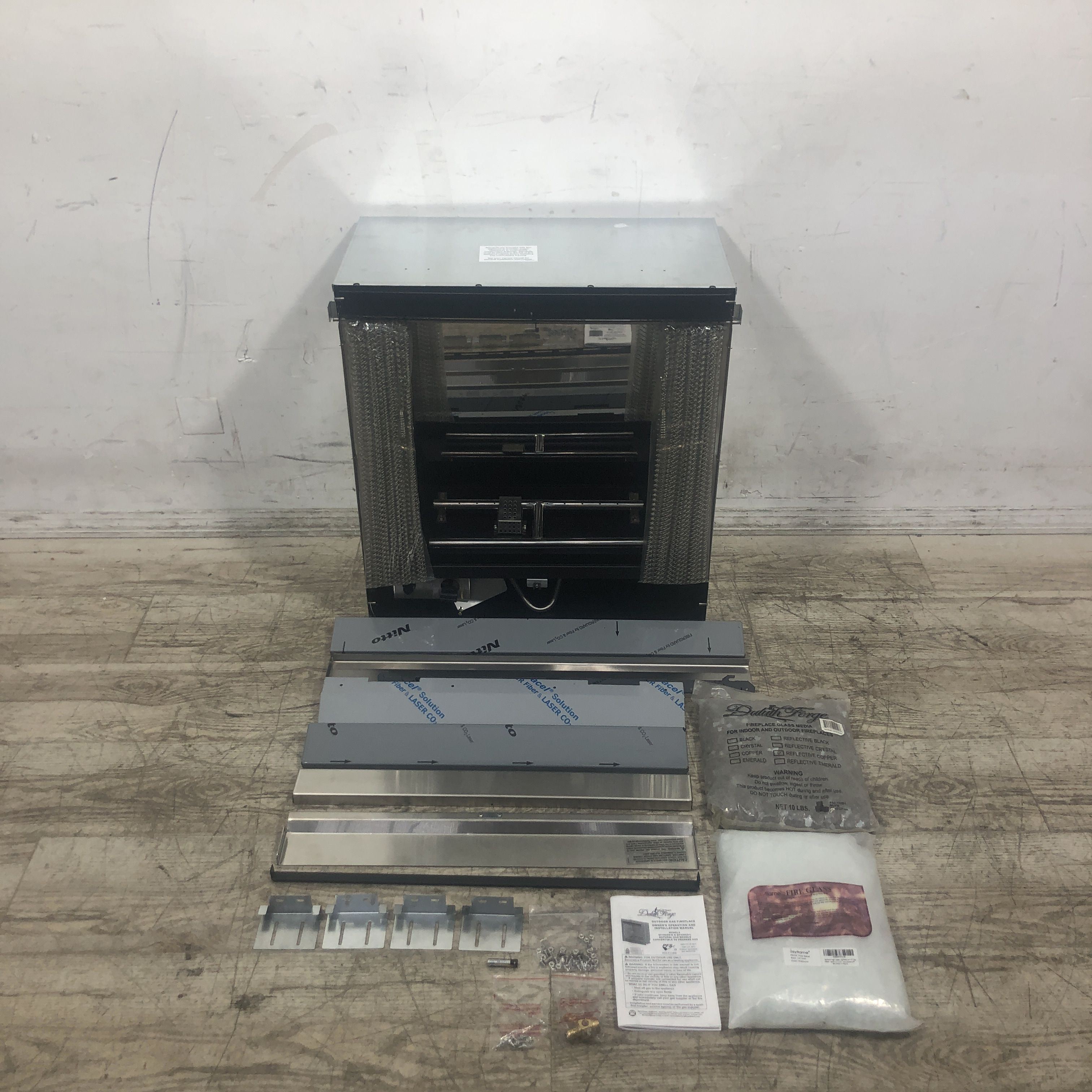 Duluth Forge Ventless Outdoor Gas Fireplace Insert