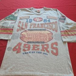 Vintage San Francisco 49ers World Champs Long Gone Shirt Size Large $125 Pickup In Oakdale 