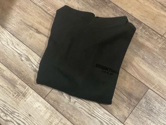 Black on Black Essentials hoodie