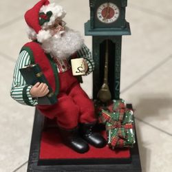 Santa  Animated Figurine Christmas Display 
