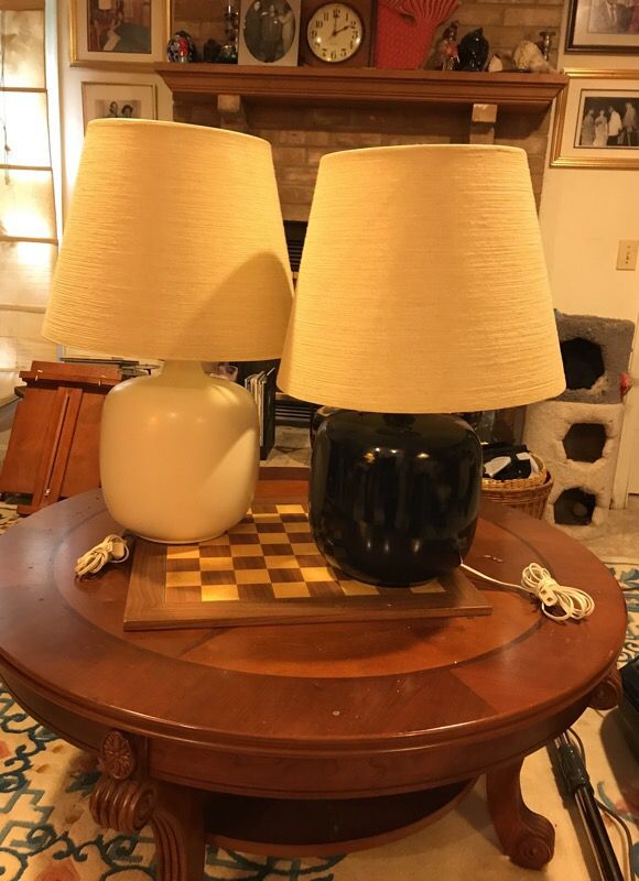 Lamps from Scan $35.00 for the two