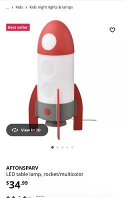 Rocket Ship Lamp