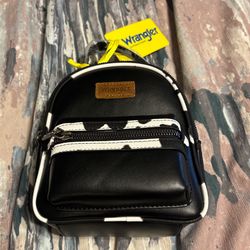 Wrangler Mini Cow Print Backpack 