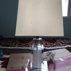 vintage portable luminaire crystal lamp