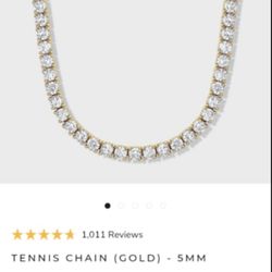 Gold Diamond Necklace 
