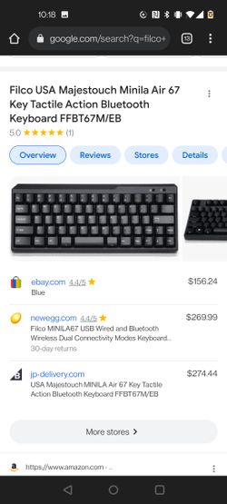 Filco Minila Air Mechanical Keyboard Cherry MX Red