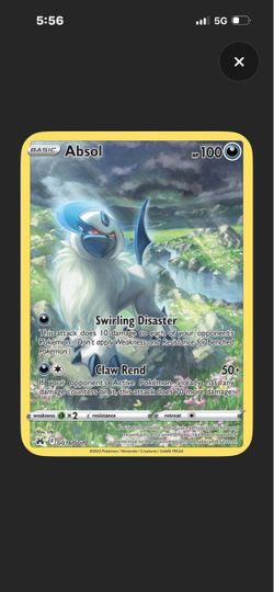 Pokémon Absol GG16/GG70 Holo Card