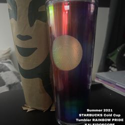 Starbucks Rainbow Pride Kaleidoscope Tumbler
