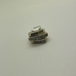 LADIES RING 18KWG (NATURAL DIAMOND)