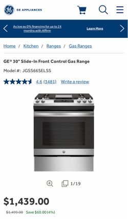 Bran new gas stove never used