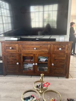 Media Unit, Console , Buffet Solid Wood