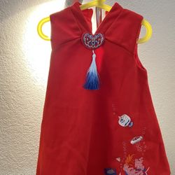 4-5yChinese Style Dress For Girls