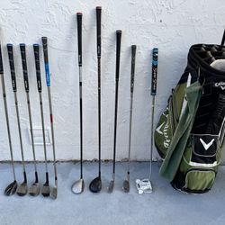 Mixed Golf Club Lot – Callaway / TaylorMade / Titleist