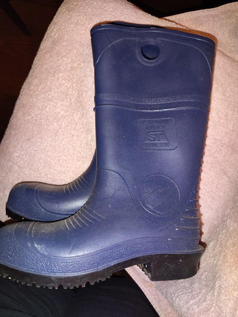 Women Steel Toe Rubber Boots