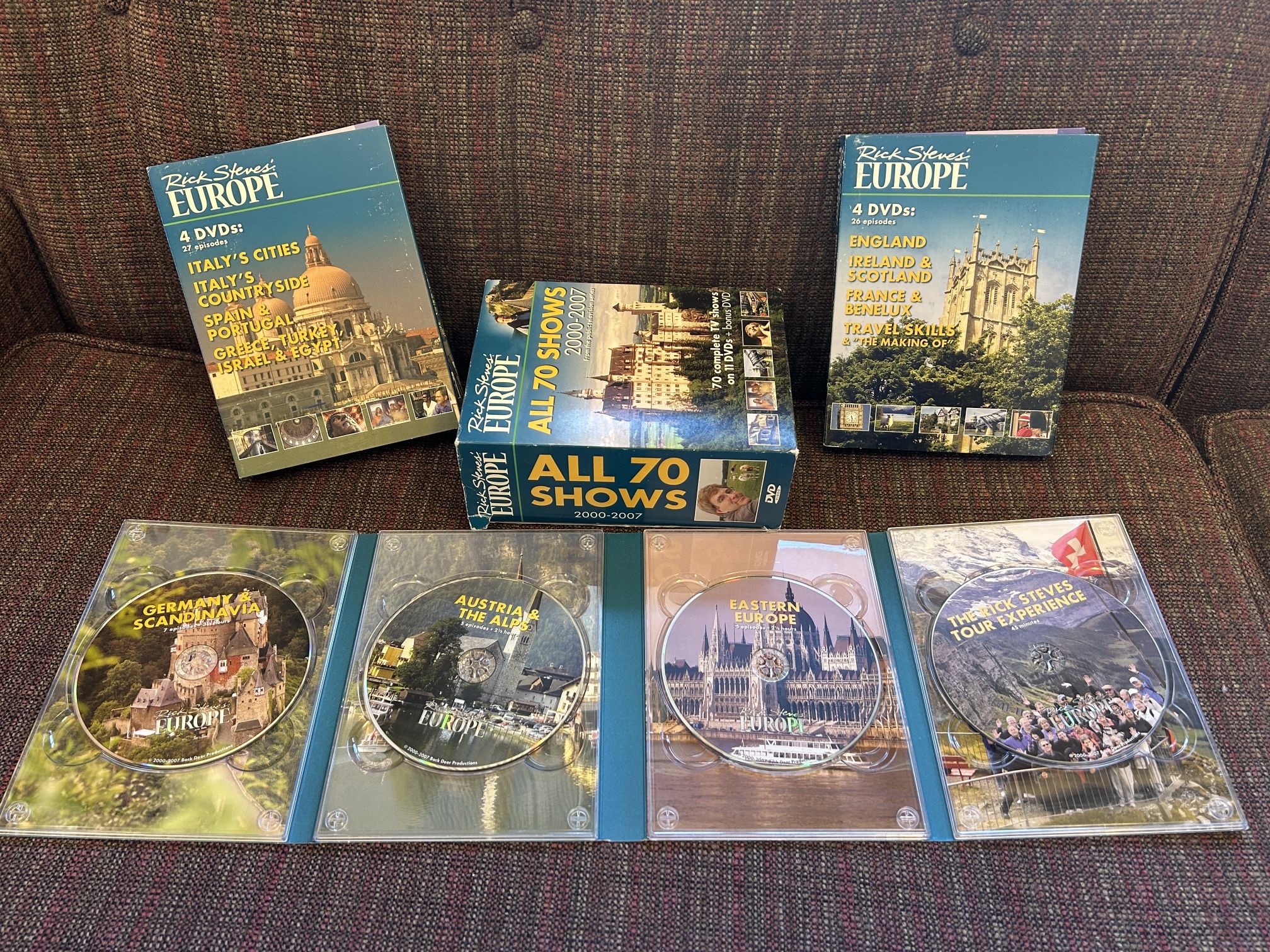 rick steve’s Europe dvd cd collection