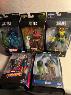 Marvel Legends Lot | Dormammu, Loki, Ms. Marvel, Shuri & Rock Python | NIB