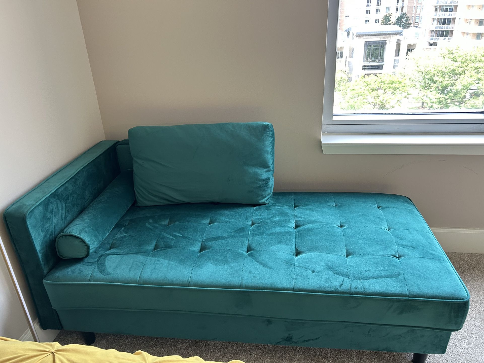 Velvet Chaise Lounge
