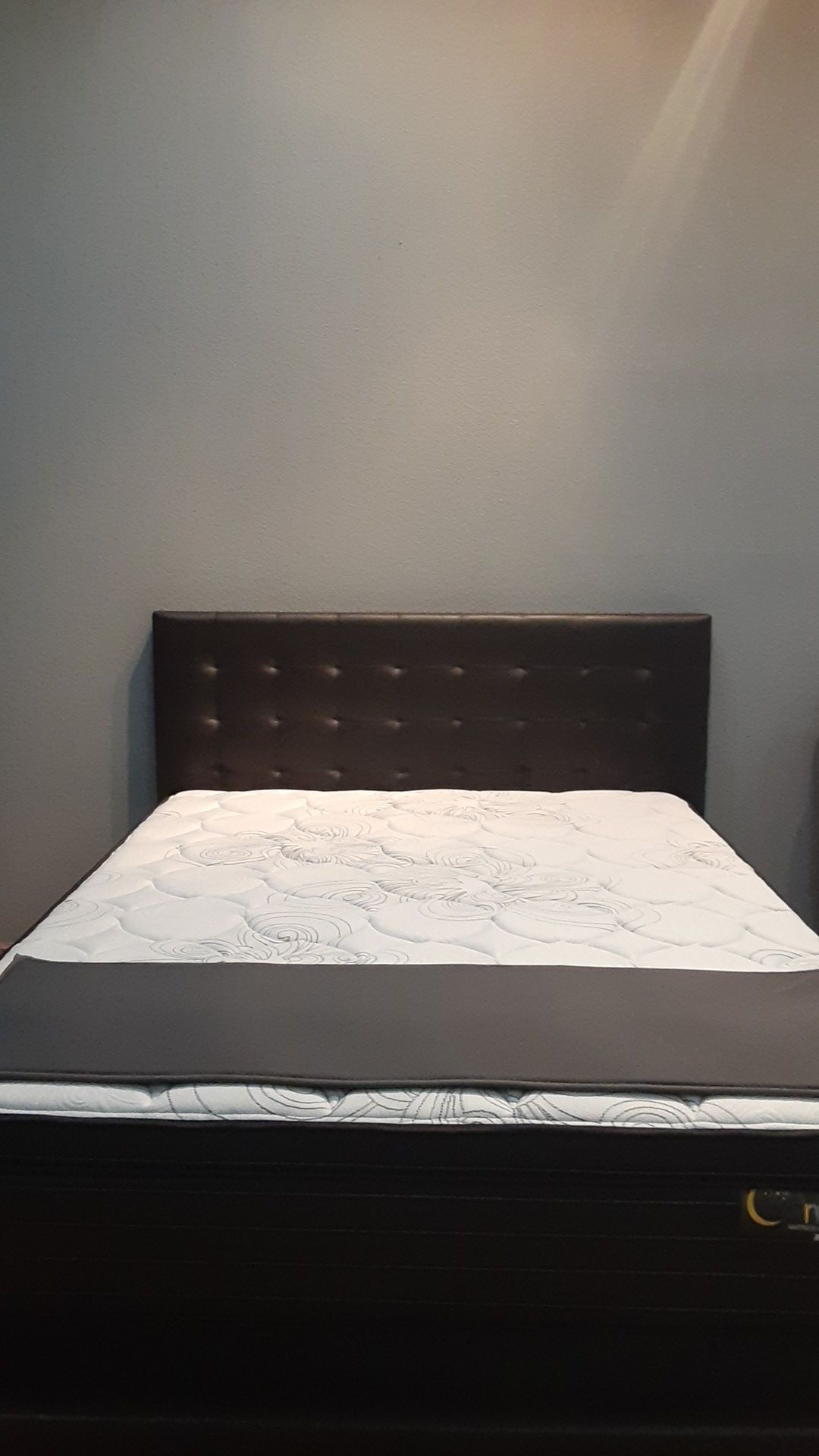 Queen bed with mattress included