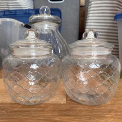 Glass jars
